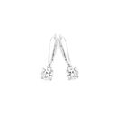 Sterling-Silver-Cubic-Zirconia-Leverback-6mm-Drop-Earrings Sale