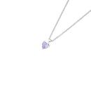 Sterling-Silver-Heart-Cubic-Zirconia-Solitaire-Pendant Sale