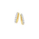 Alora-9ct-Gold-Lab-Grown-Diamond-Claw-Set-Huggie-Earrings Sale