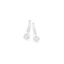 Silver-CZ-Twist-Drop-Earrings Sale