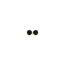 9ct-Gold-Black-Sapphire-6mm-Stud-Earrings Sale