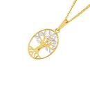 9ct-Two-Tone-Gold-Diamond-Cut-Tree-of-Life-Pendant Sale