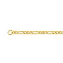 9ct-Gold-45cm-Solid-Figaro-31-Chain Sale