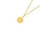 9ct-Gold-Praying-Angel-Disc-Pendant Sale