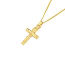 9ct-Gold-18mm-Crucifix-INRI-Pendant Sale
