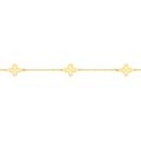 9ct-Gold-19cm-Multi-Cut-Out-Flower-Bracelet Sale