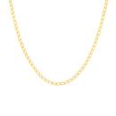 9ct-Gold-45cm-Fine-Diamond-Cut-Open-Oval-Curb-Chain Sale
