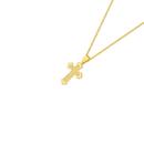 9ct-Gold-Textured-Centre-Celtic-Cross-Pendant Sale
