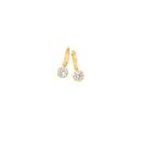 9ct-Gold-Cubic-Zirconia-Flex-Hoop-Earrings Sale