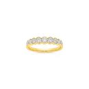 9ct-Gold-Lab-Grown-Diamond-Semi-Bezel-Set-Band Sale