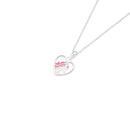 Silver-Enamel-Unicorn-Heart-Pendant Sale