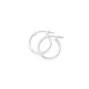 Silver-17x13mm-Fine-Tube-Hoop-Earrings Sale