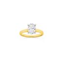 14ct-Gold-1-12-Carat-Lab-Grown-Diamond-Oval-Solitaire-Ring Sale
