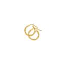 9ct-Gold-14mm-Polish-Diamond-cut-Ribbon-Twist-Hoop-Earrings Sale