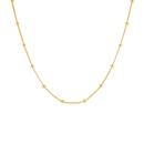 9ct-Gold-50cm-Solid-Beaded-Curb-Chain Sale