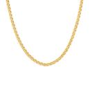 9ct-Gold-50cm-Solid-Diamond-Cut-Marine-Chain Sale