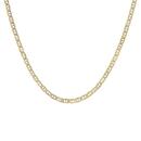 9ct-Gold-50cm-Two-Tone-Diamond-Cut-Marine-Chain Sale