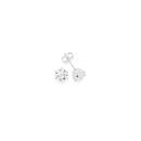 Silver-CZ-Tulip-Basket-Stud-Earrings Sale