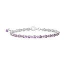 Italian-Silver-CZ-163cm-Tennis-Bracelet Sale