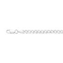 Silver-21cm-Solid-Curb-Bracelet Sale