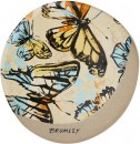 RGA-x-Bromley-Coaster-10.5-1.2cm-4.1-0.4-Yellow-Butterflies Sale