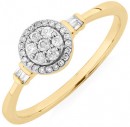 Evermore-Promise-Ring-with-0.15-Carat-TW-of-Diamonds-in-10ct-Yellow-Gold Sale