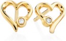 NEW-Stud-Earrings-with-Diamond-in-10ct-Yellow-Gold Sale