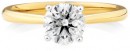 Evermore-Certified-Solitaire-Engagement-Ring-with-1-Carat-TW-Diamond-in-14ct-Yellow-White-Gold Sale