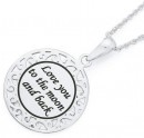 Sterling-Silver-Love-You-To-The-Moon-Back-Disc-Pendant Sale