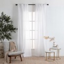 Marina-Sheer-White-Curtain-Pair-by-Habitat Sale