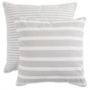 Sundays-Aegean-Stripe-Natural-Small-Outdoor-Cushion-by-Pillow-Talk Sale