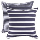 Sundays-Aegean-Stripe-Navy-Small-Outdoor-Cushion-by-Pillow-Talk Sale