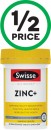Swisse Ultiboost Zinc+ Tablets Pk 60~