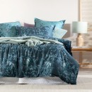 Folia-Teal-Quilt-Cover-Set-by-MUSE Sale
