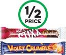 Violet Crumble or Frey Bars 42-50g