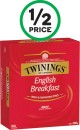 Twinings Tea Bags Pk 80-100 – Excludes Camomile, Peppermint, Vanilla Chai and Lemon & Ginger
