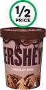 Hershey’s or Reese’s Ice Cream Tubs 1 Litre – From the Freezer