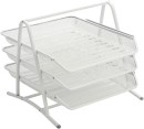 JBurrows-Mesh-Document-Tray-3-Tier-White Sale