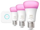 Philips-Hue-Smart-Bulb-A60-E27-WhiteColour-Ambient-3-Pack Sale