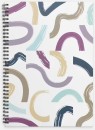 Otto-A4-Spiral-Notebook-200-Pages-Swirls Sale