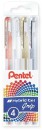 Pentel-Hybrid-Gel-Grip-K118-Gel-Pen-08-mm-Metallic-4-Pack Sale