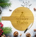 Personalised-Star-Round-Bamboo-Serving-Board Sale