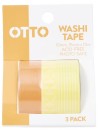 Otto-Washi-Tape-Yellow-3-Pack Sale