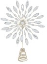 Myer-Giftorium-Luxe-Faux-Gems-and-Glitter-Snowflake-Tree-Topper-in-Champagne Sale