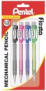 Pentel-Fiesta-Mechanical-Pencils-05mm-4-Pack Sale
