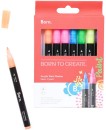 Born-Acrylic-Paint-Marker-13mm-Neon-8-Pack Sale