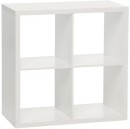 Horsen-4-Cube-Bookcase-White Sale