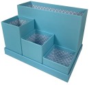 Otto-Desk-Organiser-Set-4-Compartments-Blue Sale