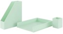 Otto-3-Piece-Plastic-Desk-Set-Green Sale