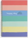 Keji-A4-Notebook-160-Pages-Rainbow-Stripe Sale